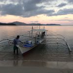 Wassertaxi in Port Barton